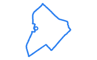 Route shape for Route 12 at Lincoln DTC