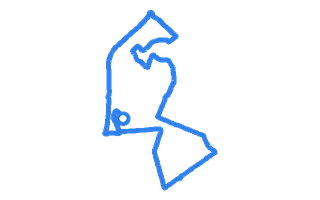 Route shape for Route 13 at Lincoln DTC