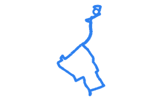Route shape for Route 2 at Liverpool (Norris Green) DTC