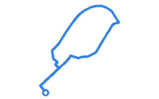 Route shape for Route 1 at Liverpool (Southport) DTC