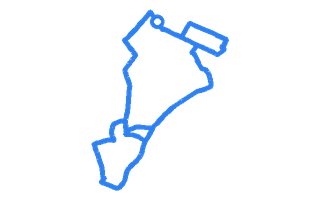 Route shape for Route 4 at Liverpool (Southport) DTC