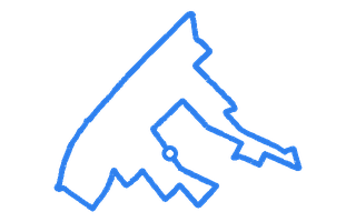 Route shape for Route 8 at Liverpool (Southport) DTC