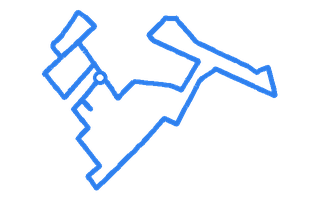 Route shape for Route 10 at Liverpool (Southport) DTC