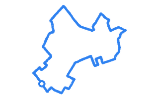 Route shape for Route 12 at Liverpool (Southport) DTC