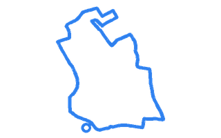 Route shape for Route 3 at Liverpool (Speke) DTC