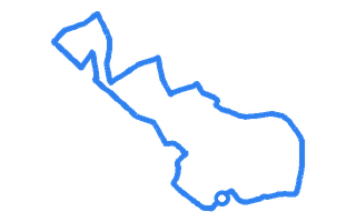 Route shape for Route 5 at Liverpool (Speke) DTC