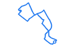 Route shape for Route 8 at Liverpool (Speke) DTC
