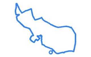 Route shape for Route 12 at Liverpool (Speke) DTC