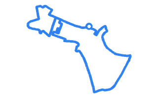 Route shape for Route 9 (NEW) at Liverpool (St Helens) DTC