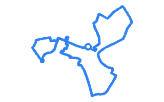 Route shape for Route 11 at Liverpool (St Helens) DTC