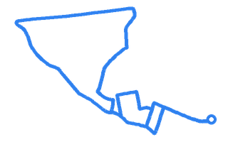 Route shape for Route 17 (NEW) at Liverpool (St Helens) DTC