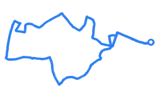 Route shape for Route 18 (NEW) at Liverpool (St Helens) DTC