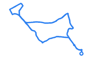 Route shape for Route 2 at Liverpool (Upton) DTC