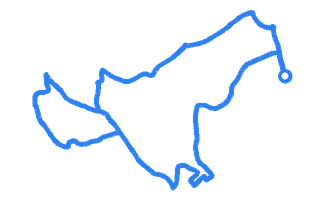 Route shape for Route 9 at Liverpool (Upton) DTC