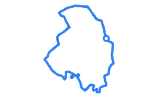 Route shape for Route 10 at Liverpool (Upton) DTC