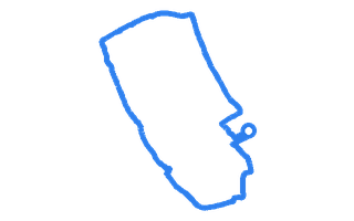 Route shape for Route 2 at Liverpool (Wallasey) DTC