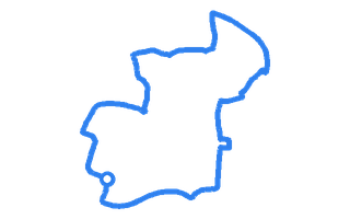 Route shape for Route 13 at Liverpool (Widnes) DTC