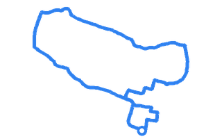 Route shape for Route 14 at Liverpool (Widnes) DTC