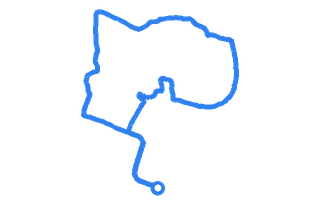 Route shape for Route 15 (NEW) at Liverpool (Widnes) DTC