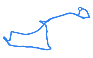 Route shape for Route 17 (NEW) at Liverpool (Widnes) DTC