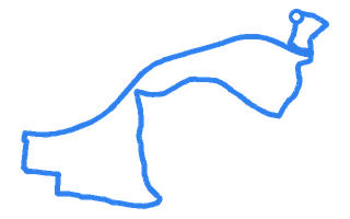 Route shape for Route 22 (NEW) at Liverpool (Widnes) DTC