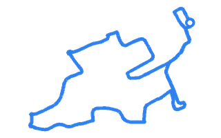 Route shape for Route 2 at Livingston DTC
