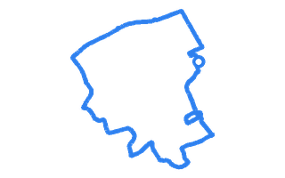 Route shape for Route 4 at Livingston DTC