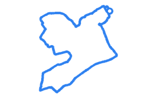 Route shape for Route 8 at Livingston DTC