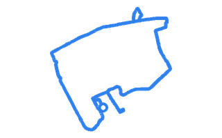 Route shape for Route 10 at Livingston DTC