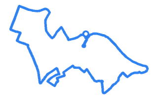 Route shape for Route 6 at Llanelli DTC