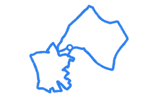 Route shape for Route 8 at Llanelli DTC
