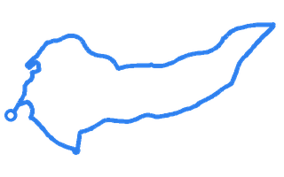 Route shape for Route 11 at Llanelli DTC