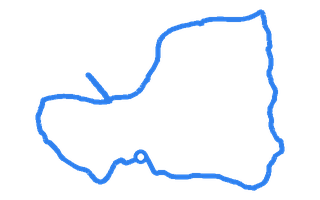 Route shape for Route 10 at Llantrisant DTC