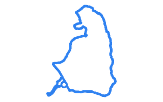 Route shape for Route 12 at Llantrisant DTC