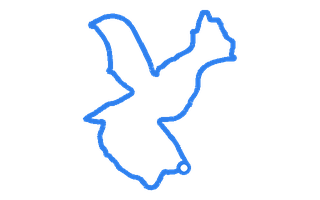 Route shape for Route 14 at Llantrisant DTC