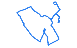 Route shape for Route 3 at Loughborough DTC