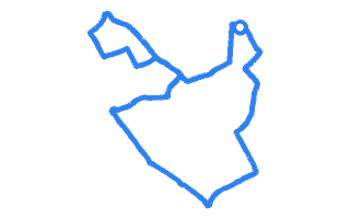 Route shape for Route 4 at Loughborough DTC
