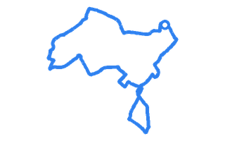 Route shape for Route 12 at Loughborough DTC