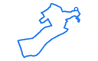 Route shape for Route 14 at Loughborough DTC