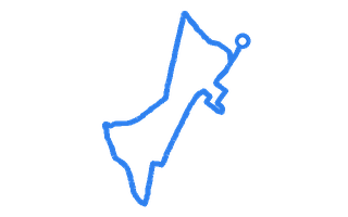 Route shape for Route 3 at Loughton DTC