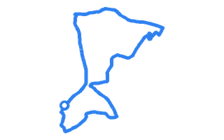 Route shape for Route 7 at Loughton DTC