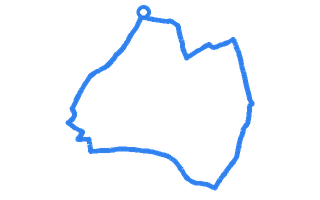 Route shape for Route 14 at Loughton DTC