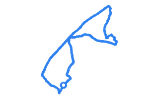 Route shape for Route 15 at Loughton DTC