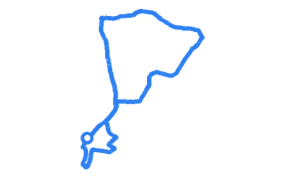 Route shape for Route 17 at Loughton DTC
