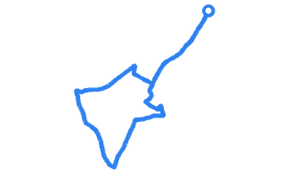 Route shape for Route 19 at Loughton DTC