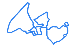 Route shape for Route 3 at Louth DTC