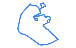 Route shape for Route 4 at Louth DTC