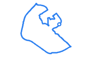 Route shape for Route 11 at Louth DTC