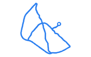 Route shape for Route 12 at Louth DTC