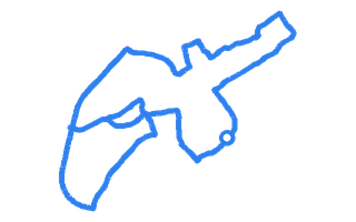 Route shape for Route 13 at Louth DTC